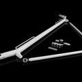 Braum 05-14 Ford Mustang Harness Bar Kit - White Gloss - BRHB-52WG