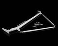 Braum 05-14 Ford Mustang Harness Bar Kit - White Gloss - BRHB-52WG