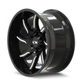 ION 151 GLOSS BLACK/MILLED 20X9 5-1