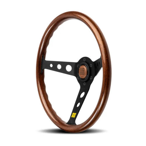 Momo SK 50 Shift Knob - Mahogany Wood Zebrano Glossy Finish