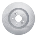 R1 21-26 Hyundai Sonata Front Left Drilled & Slotted Black Brake Rotor