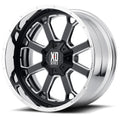 XD202 20X12 5X5.0/5.5 BLK MILL CHR LP -44MM