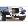 Kentrol 87-95 Jeep Wrangler YJ 54 Inch Front Bumper with holes - Polished Silver