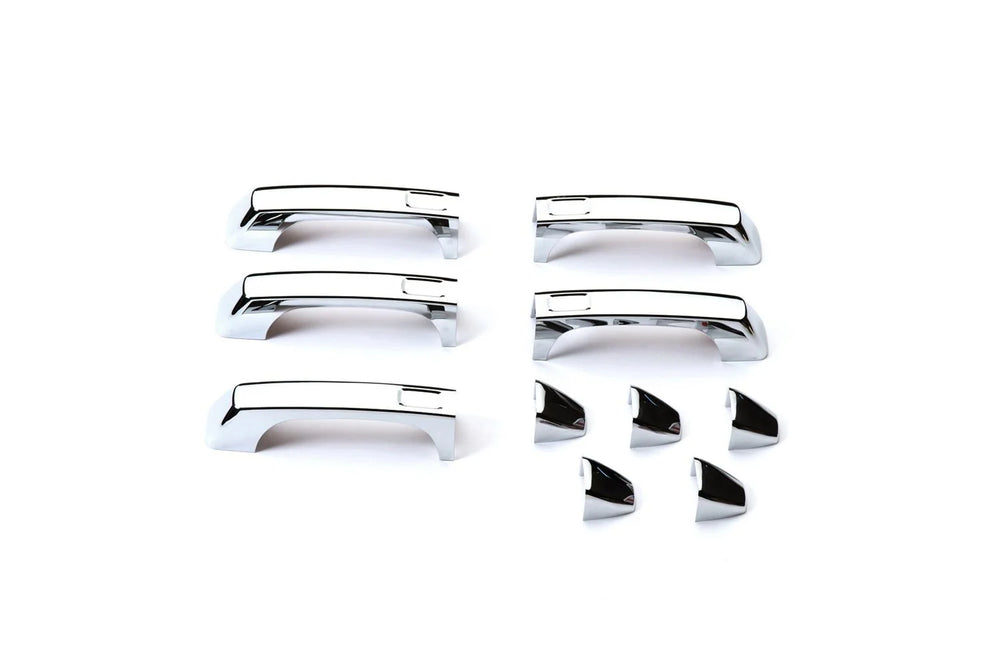 Door Handle: 2005-2006 Hummer H3; Chrome Door Handle Cover; Chrome