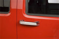 Door Handle: 2005-2006 Hummer H3; Chrome Door Handle Cover; Chrome