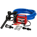 PORTABLE 12V DC 10 GPM PORTABLE FUEL TRANSFER PUMP WITH NOZZLE