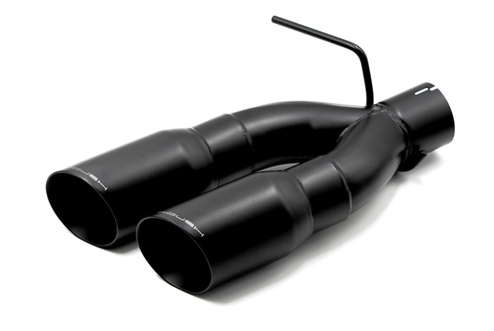 Roush 21-24 Ford F-150 5.0L 4in Black Exhaust Y Tip Kit