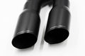 Roush 21-24 Ford F-150 5.0L 4in Black Exhaust Y Tip Kit
