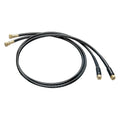 TWO FLEXIBLE HOSES 28FT