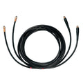 TWO FLEXIBLE HOSES 28FT
