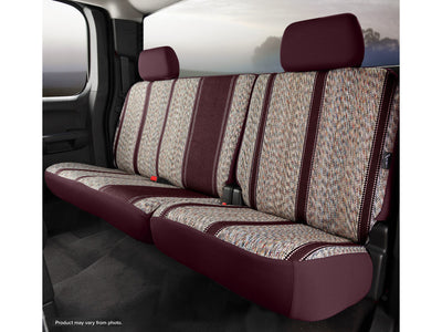 0910 RAM 1500 TR SEAT COVER WINE REAR SPLIT 40/60