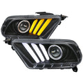 PROJECTOR HEADLIGHT BLACK HOUSING C