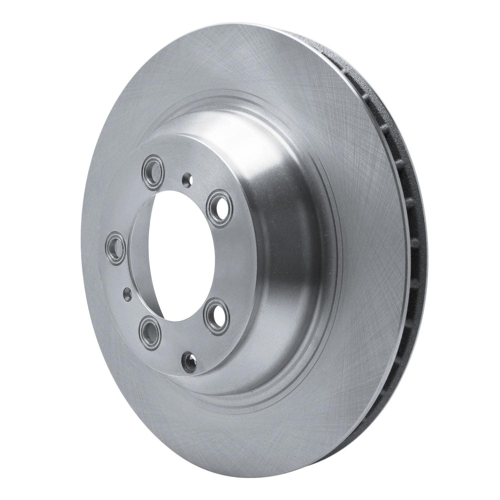 R1 -25 Audi e-Tron GT Rear Right Drilled & Slotted Black Brake Rotor
