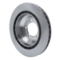 R1 -25 Audi e-Tron GT Rear Right Drilled & Slotted Black Brake Rotor