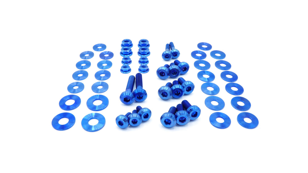 Dress Up Bolts Stage 1 Engine Bay Kit Blue Toyota Supra MKV 2020