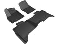 3D MAXpider 2022+ Toyota Tundra Crew Max Kagu 1st & 2nd Row Floor Liner - Black