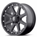 15x7 12 SLOT RIM 5x4.5" BLACK