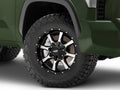 MO970 18x9 6x120.00/6x139.70 GLOSS BLACK W/ MACHINED FACE (18 mm)