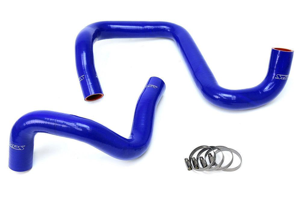 HPS Performance Blue Reinforced Silicone Radiator Hose Kit Coolant for Jeep 12-17 Wrangler JK Unlimited 3.6L V6