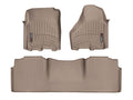 WeatherTech 12+ Dodge Ram Front and Rear Floorliners - Black