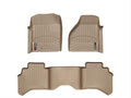 WeatherTech 02-08 Dodge Ram Truck Front and Rear Floorliners - Tan