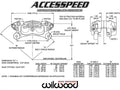 Wilwood Caliper-Forged Dynalite Polished 1.62in Pistons .38in Disc