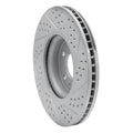 DFC 11-17 Audi A4 Allroad Front Left Drilled & Slotted Geoperformance Rotor