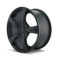 ~(27 lbs. 19X19X8)~ TR9 (3190) MATTE BLACK 17X7 5-114.3/5-120 20MM 72.62MM