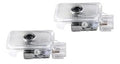 4X6 BLACKED OUT SERIES SEALED BEAM HEADLIGHT CONVERSION KIT W/WHITE DRL HALO& A