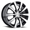 ~(27 lbs. 19X19X8)~ TR3 (3130) BLACK/MACHINED FACE/MACHINED LIP 17X7 5-112/5-120 40MM 72.62MM
