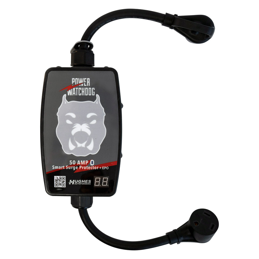 50A GEN I POWER WATCHDOG RV SURGE PROTECTOR W/BLUETOOTHHARDWIREDBLK