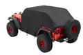 ~(17 lbs. 17X10X10)~ All Weather Trail Cover - 07-18 Wrangler JK/18-21 JL 4-Door (Black) Black