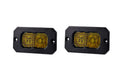Diode Dynamics Stage Series 2in LED Pod Sport - Yellow Combo Flush ABL (Pair)