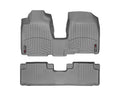WeatherTech 07-11 Honda CR-V Front and Rear Floorliners - Over The Hump - Grey