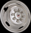 0810 CHEVY/GMC C/K 3500 DUAL 17IN 8LUG 5HH DOTLINER SIMULATOR FRONT SET