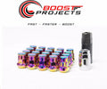 Wheel Mate Muteki SR35 Close End Lug Nuts w/ Lock Set - Neon 12x1.50 35mm