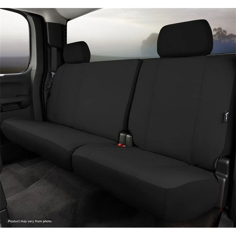 0712 WRANGLER SEAT PROTECTOR CUSTOM SEAT COVER REAR SPLIT SEAT 40 DRIVER/60 PASSENGER BLACK