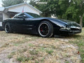18 IN REPLICA WHEEL CV04 FITS CHEVROLET CORVETTE C5 Z06 RIM 18X10.5 BLACK WHEE