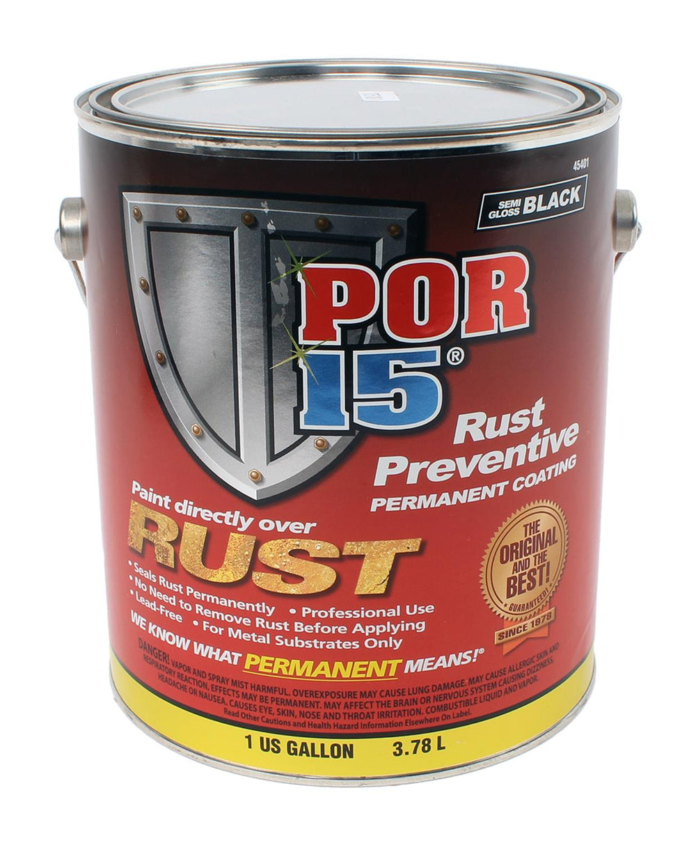 POR-15 black auto part