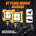 HEATED WORK LAMP AMBER 5 LED 10W