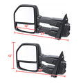 TOWING MIRRORS MANUAL-BLACK TEXTURE