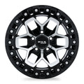 ZION 17X9 6X139.7 ET0 CB106.1 GLOSS BLACK MACHINED