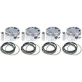 CP Piston & Ring Set for Acura B18 Block - Bore (82.0mm) - Size (+1.0mm) - CR (10.0) - Single Piston