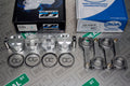 CP Piston & Ring Set for Acura B18 Block - Bore (82.0mm) - Size (+1.0mm) - CR (10.0) - Single Piston