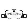 EBC 12-13 Porsche Panamera (Cast Iron only) 3.0 SC Hybrid Bluestuff Rear Brake Pads