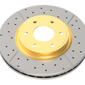 DBA 07-16 BMW 328i RWD Front Drilled & Slotted Street Series Rotor