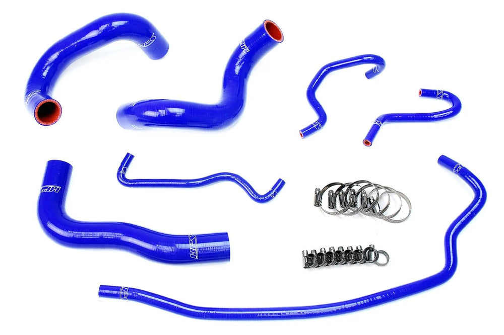 HPS Performance Blue Reinforced Silicone Radiator Hose Kit Coolant for Toyota 14-18 Corolla 1.8L