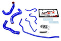 HPS Performance Blue Reinforced Silicone Radiator Hose Kit Coolant for Toyota 14-18 Corolla 1.8L