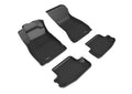 3D MAXpider 2015-2018 Audi Q3 Kagu 1st & 2nd Row Floormats - Black