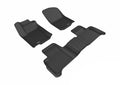 3D MAXpider 2017-2018 Mercedes-Benz GLE-Class C292 Kagu 1st & 2nd Row Floormats - Black